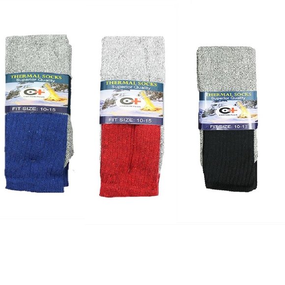 Men's Boot Socks - Thermal Boot Socks for men - 3 Pack Premium Quality - Picture 2 of 5